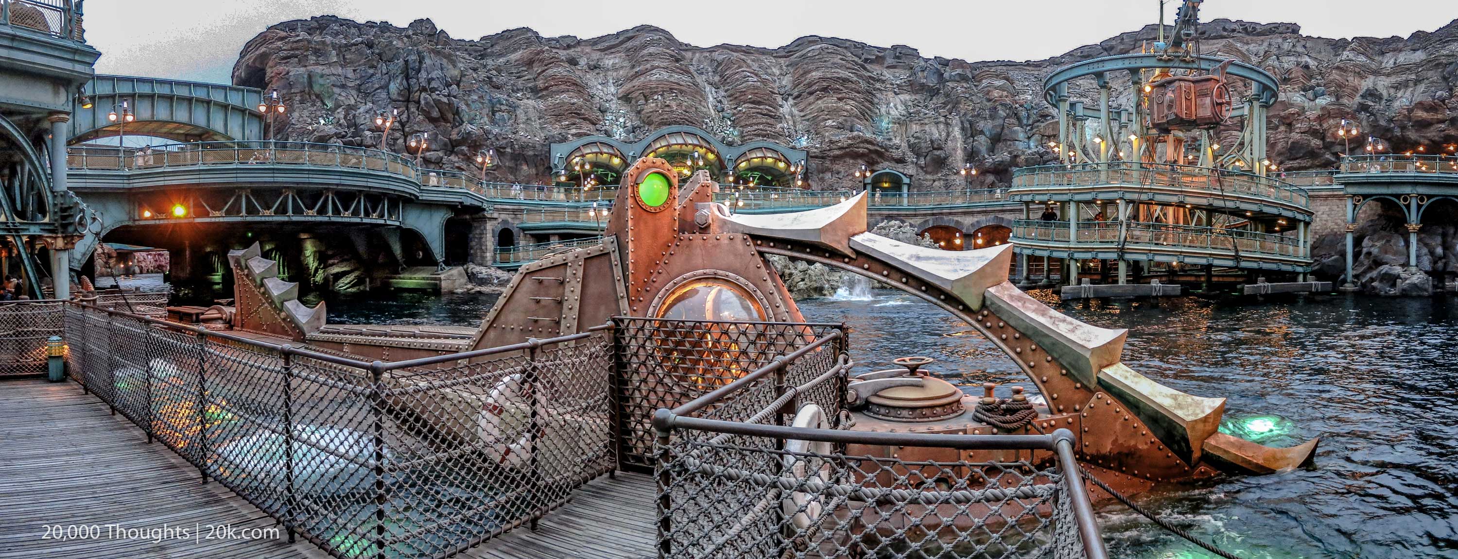 The Nautilus Submarine from 20,000 Leagues Under the Sea at Tokyo DisneySea